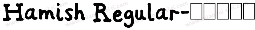 Hamish Regular字体转换